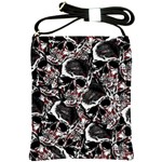 Skulls pattern Shoulder Sling Bags Front