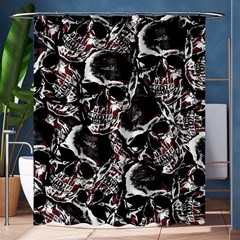 Skulls Pattern Shower Curtain 60  X 72  (medium) 