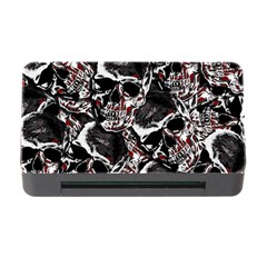 Skulls Pattern Memory Card Reader With Cf by ValentinaDesign