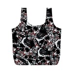 Skulls pattern Full Print Recycle Bags (M)  Front