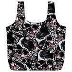 Skulls pattern Full Print Recycle Bags (L)  Front