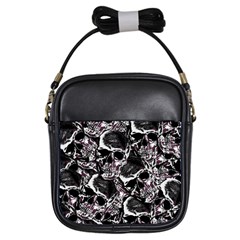 Skulls Pattern Girls Sling Bags