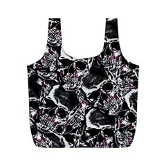 Skulls Pattern Full Print Recycle Bags (m) 