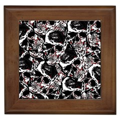 Skull Pattern Framed Tiles