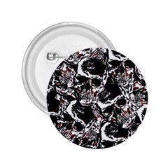 Skull Pattern 2 25  Buttons