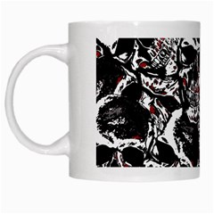 Skull Pattern White Mugs