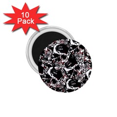 Skull Pattern 1 75  Magnets (10 Pack) 