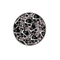 Skull Pattern Hat Clip Ball Marker (4 Pack) by ValentinaDesign