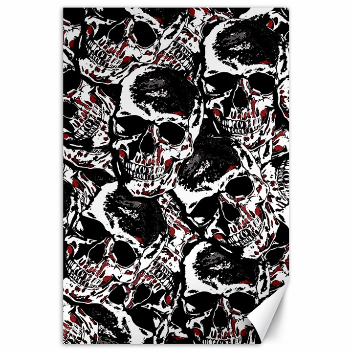 Skull pattern Canvas 24  x 36 