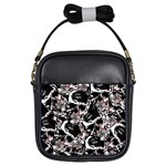 Skull pattern Girls Sling Bags Front