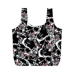 Skull Pattern Full Print Recycle Bags (m) 