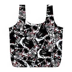 Skull Pattern Full Print Recycle Bags (l) 