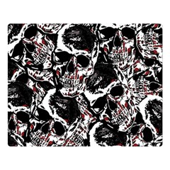 Skull Pattern Double Sided Flano Blanket (large) 