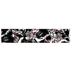 Skull Pattern Flano Scarf (small) by ValentinaDesign