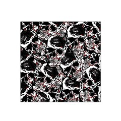 Skull Pattern Satin Bandana Scarf