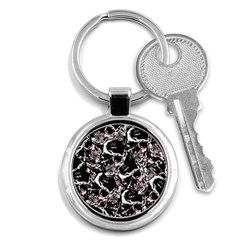 Skull Pattern Key Chains (round) 