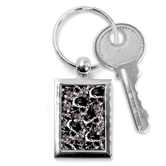 Skull Pattern Key Chains (rectangle)  by ValentinaDesign