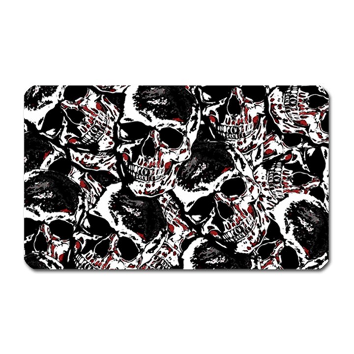 Skull pattern Magnet (Rectangular)