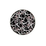 Skull pattern Hat Clip Ball Marker Front