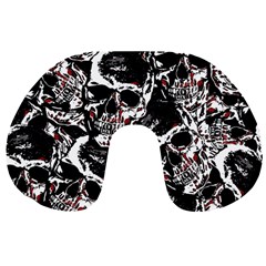 Skull Pattern Travel Neck Pillows by ValentinaDesign