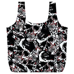 Skull Pattern Full Print Recycle Bags (l)  by ValentinaDesign