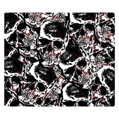 Skull Pattern Double Sided Flano Blanket (small)  by ValentinaDesign