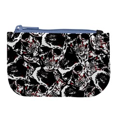 Skull Pattern Large Coin Purse by ValentinaDesign