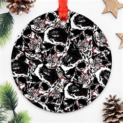 Skull Pattern Ornament (round)