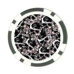 Skull Pattern Poker Chip Card Guard