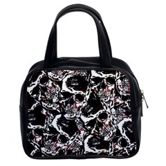 Skull Pattern Classic Handbags (2 Sides)