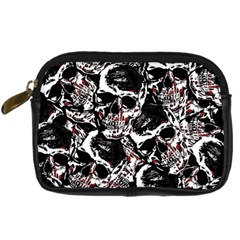 Skull Pattern Digital Camera Cases by ValentinaDesign