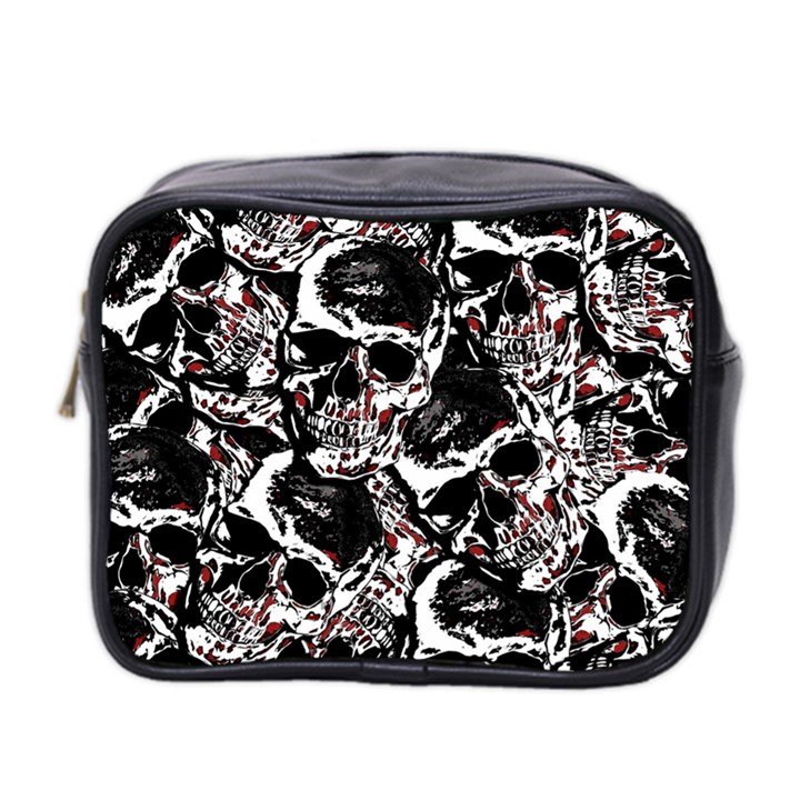 Skull pattern Mini Toiletries Bag 2-Side