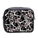 Skull pattern Mini Toiletries Bag 2-Side Back