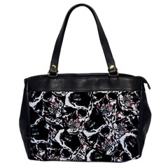 Skull Pattern Office Handbags by ValentinaDesign