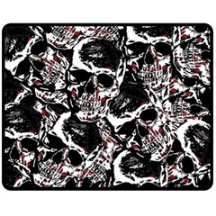 Skull Pattern Fleece Blanket (medium) 