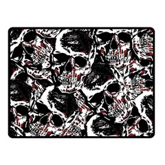 Skull Pattern Fleece Blanket (small)