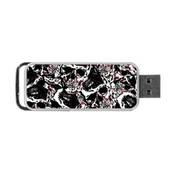 Skull Pattern Portable Usb Flash (two Sides)