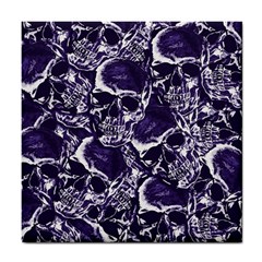 Skull Pattern Tile Coasters by ValentinaDesign