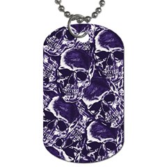 Skull Pattern Dog Tag (one Side) by ValentinaDesign