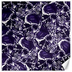 Skull Pattern Canvas 20  X 20  