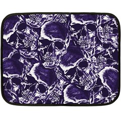 Skull Pattern Fleece Blanket (mini)