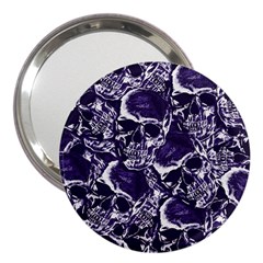 Skull Pattern 3  Handbag Mirrors by ValentinaDesign