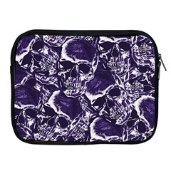 Skull Pattern Apple Ipad 2/3/4 Zipper Cases by ValentinaDesign