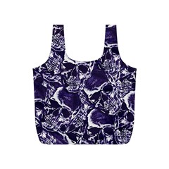 Skull Pattern Full Print Recycle Bags (s) 