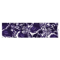 Skull Pattern Satin Scarf (oblong) by ValentinaDesign