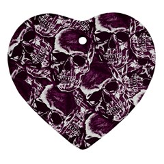 Skull pattern Ornament (Heart)