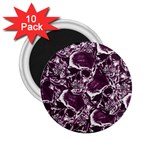 Skull pattern 2.25  Magnets (10 pack)  Front