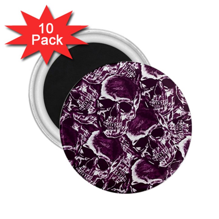 Skull pattern 2.25  Magnets (10 pack) 