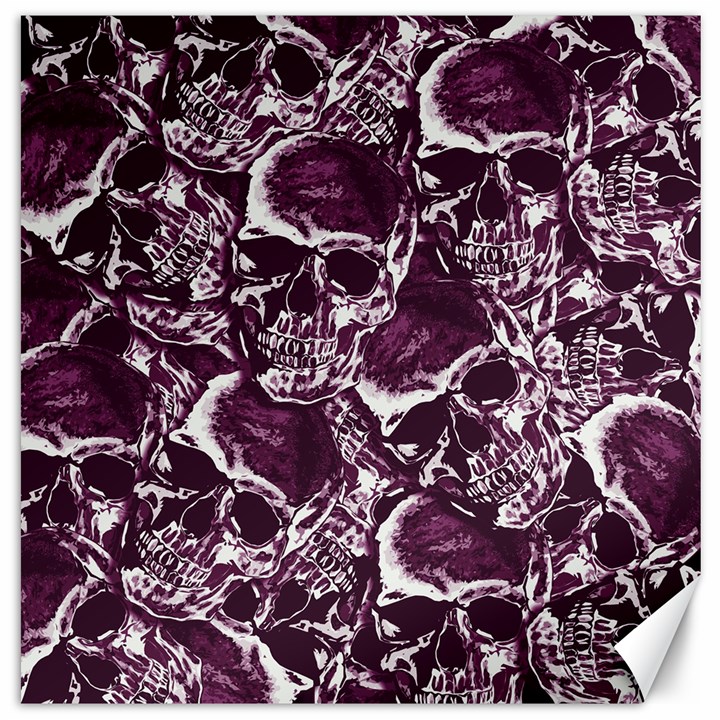 Skull pattern Canvas 20  x 20  