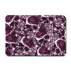 Skull Pattern Small Doormat  by ValentinaDesign